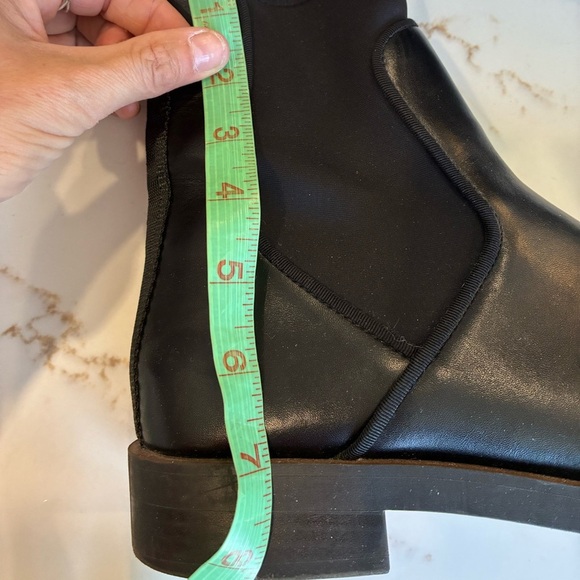 Zara Women's Flat Elastic Ankle Boots Black Size 41 - Picture 4 of 4